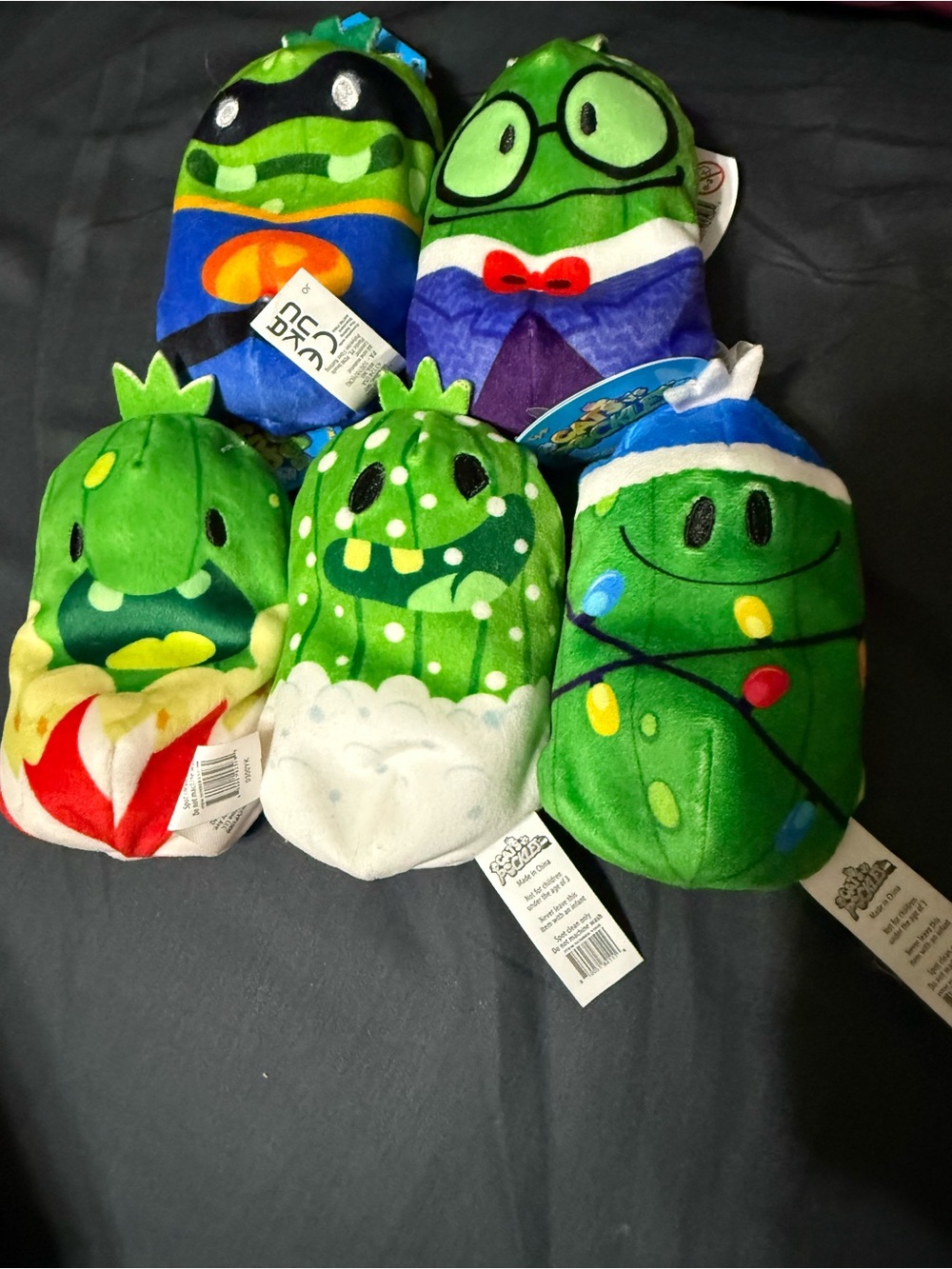 Cats vs Pickles Plush Bundle Sour Menace Nerdy Gherdy Carl + 2
